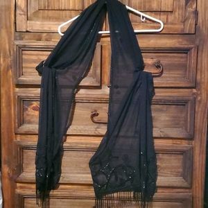 Beadwork "fancy" scarf